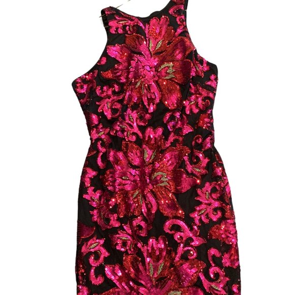 Cache Women's Sequin Cocktail Dress - Picture 1 of 8